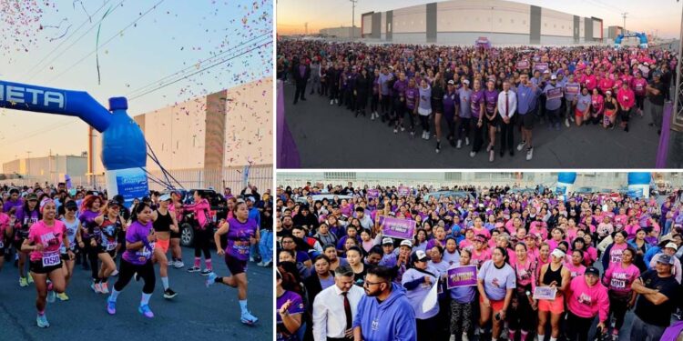 Todo un éxito la carrera más grande en la frontera, “Mujeres en Movimiento”