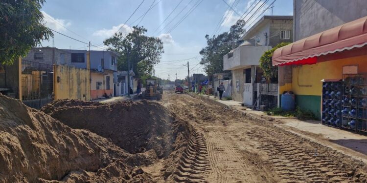 Gobierno y DIF Tamaulipas desarrollan obras viales a través del programa Lazos del Bienestar
