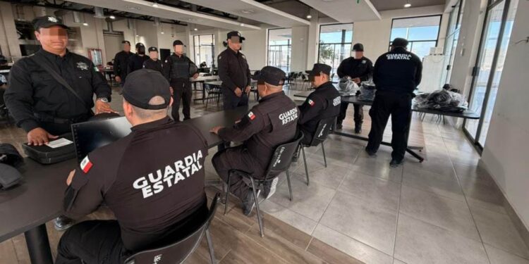 Entrega SSPT equipo táctico a la Guardia Estatal