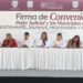 Firma Poder Judicial convenio con municipios del Altiplano para implementar programa de Juzgado Itinerante
