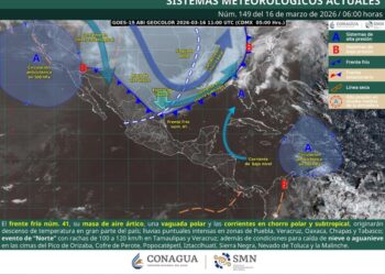 Entra frente frío 41 con Norte violento a Tamaulipas