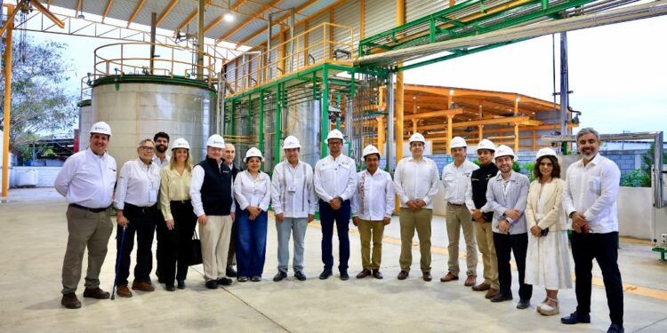 Autoridades federales de energía realizan recorrido en la planta de pirólisis de plásticos en Altamira