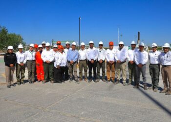 Supervisa CENAGAS, SEDENER y CENAM avances del Complejo Procesador de Gas Burgos en Reynosa