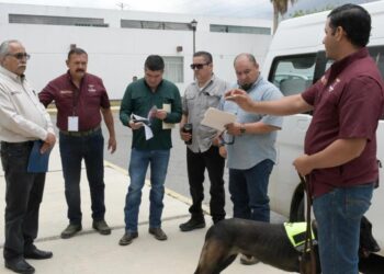 Refuerza Tamaulipas la sanidad pecuaria con binomios caninos especializados