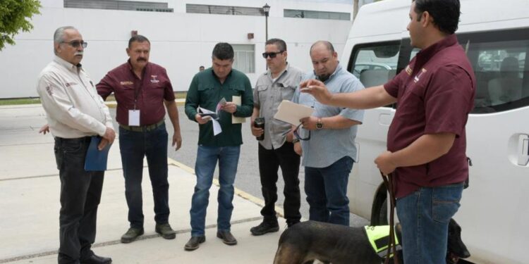 Refuerza Tamaulipas la sanidad pecuaria con binomios caninos especializados