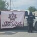Guardia Estatal asegura vehículo con ponchallantas tras accidente en Reynosa