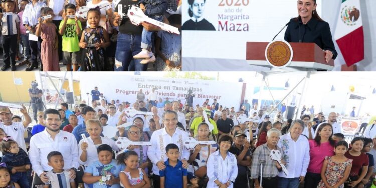 T E C L A Z O S/ Tamaulipas refrenda liderazgo nacional en viviendas de bienestar