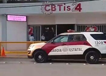 Movilización en CBTis 24 por supuesto artefacto explosivo