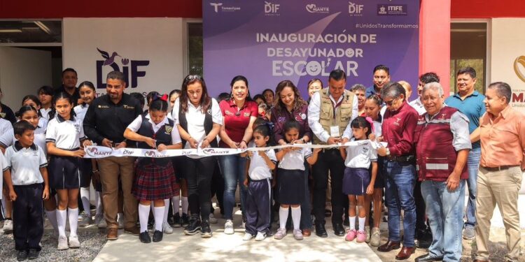 Abre DIF Tamaulipas nuevo desayunador escolar en comunidad rural de El Mante