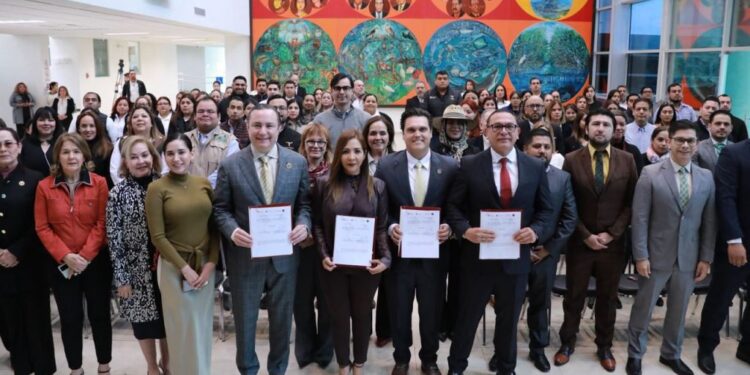 Inicia semana Humberto Prieto en ceremonia cívica junto al Gobernador Américo Villarreal