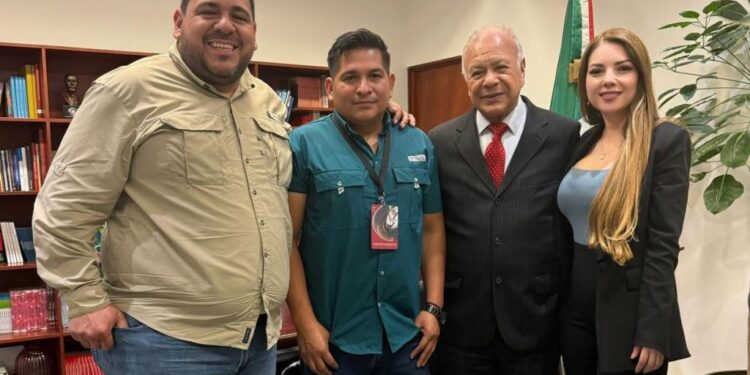 Pide Alberto Anaya a Cendy Robles consolidar maquinaria del PT en Tamaulipas