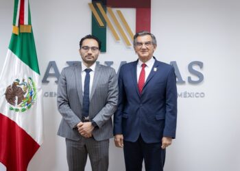 Se reúne Américo con nuevo titular de Aduanas; impulsa proyectos estratégicos en Tamaulipas