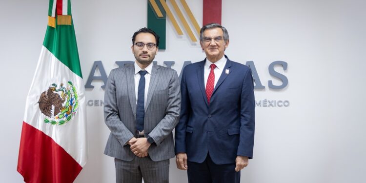 Se reúne Américo con nuevo titular de Aduanas; impulsa proyectos estratégicos en Tamaulipas