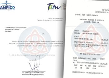 Documentos revelan solicitud de aportación partidista desde alcaldía de Tampico en 2021