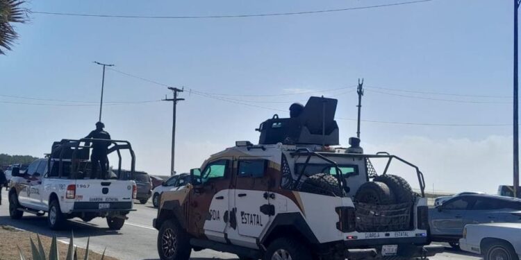 Guardia Estatal vigila por aire y tierra playas de Tamaulipas