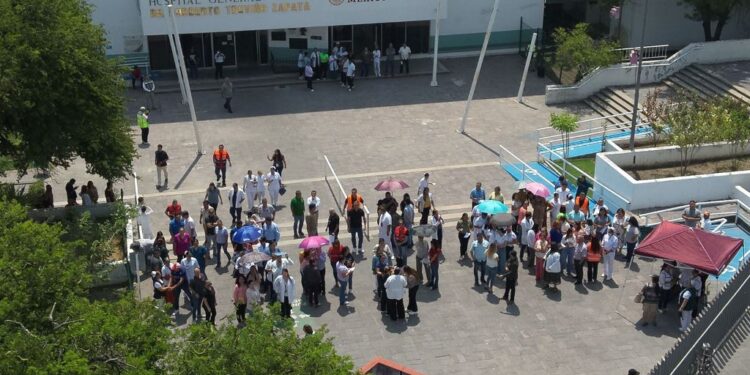 Refuerza Gobierno de Tamaulipas cultura de prevención con amplia participación en el Simulacro Nacional 2026