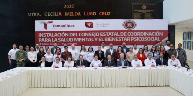 Instalan Consejo Estatal de Salud Mental en Tamaulipas