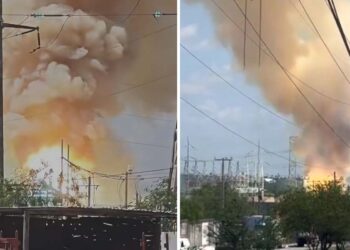 Explosión en subestación de CFE deja sin luz a varios sectores de Reynosa