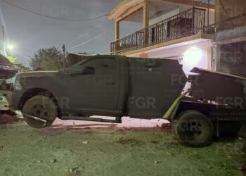FGR asegura “monstruo” durante cateo en Reynosa
