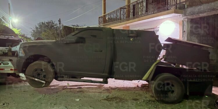 FGR asegura “monstruo” durante cateo en Reynosa