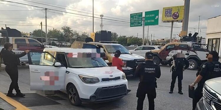 Guardia Estatal atiende reporte de presunto secuestro en Matamoros
