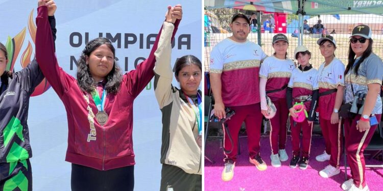¡Tamaulipas es de los mejores del país! Tiro con arco se cuelga cifra histórica de medallas en Olimpiada Nacional