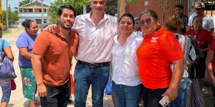 Juan Carlos Zertuche sigue llevando el Mercadito Naranja a más colonias y apoya a la economía familias de Reynosa