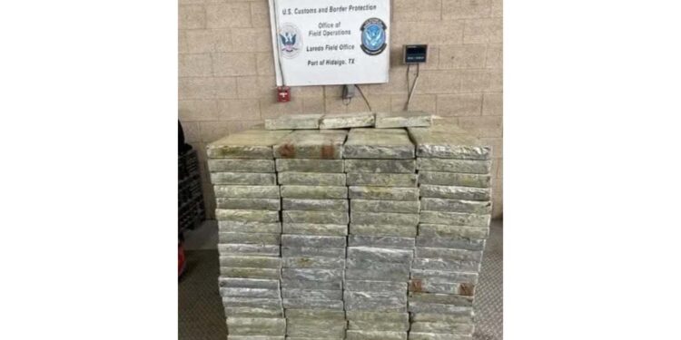 Decomisa CBP millonaria carga de metanfetamina en el puente Reynosa-Pharr
