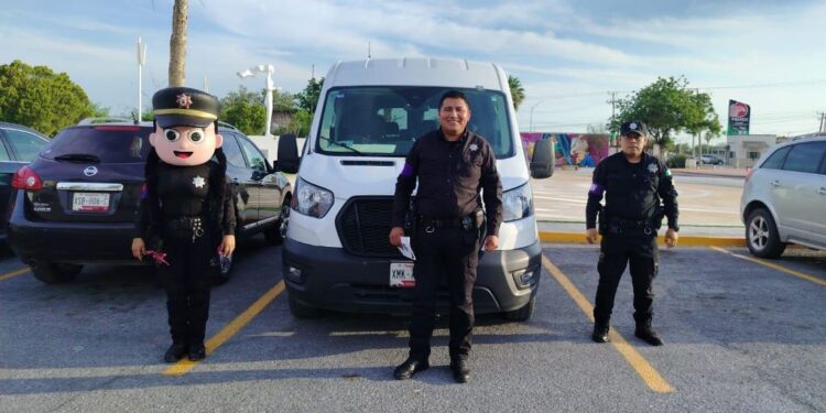 Implementa Guardia Estatal de Género operativo “Ruta Segura” e instala módulo preventivo en Nuevo Laredo