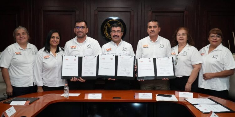 La UAT y el SUTUAT firman convenio de revisión salarial 2026