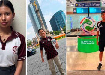 Conquistan estudiantes de Tamaulipas un lugar en la inauguración de la Copa Mundial de la FIFA 2026