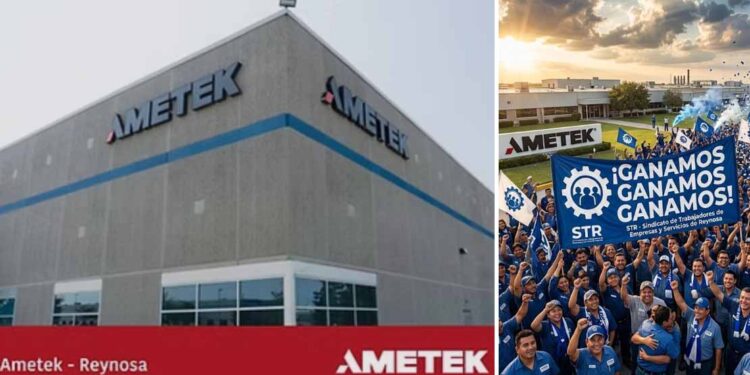 Estallan obreros de AMETEK por presunto fraude en elección sindical