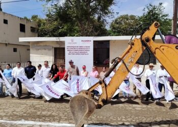Madero en arranca pavimentación largamente esperada en sector López Portillo