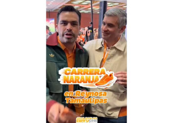 Zertuche y Máynez invitan a Carrera Naranja en Reynosa