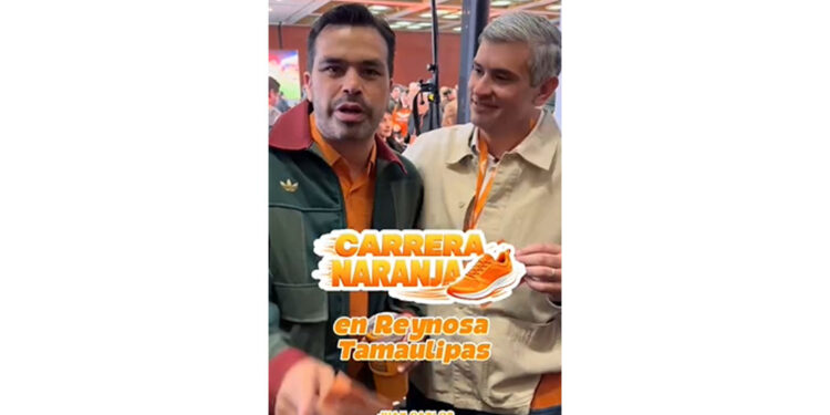 Zertuche y Máynez invitan a Carrera Naranja en Reynosa