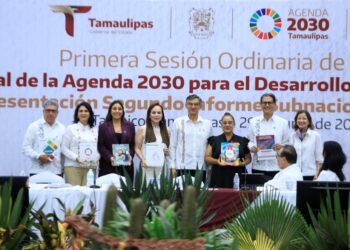 Reconocen liderazgo de Américo Villarreal por avances de Tamaulipas en la Agenda 2030