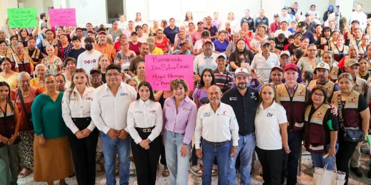 Lleva SEBIEN apoyos sociales a Camargo y Miguel Alemán