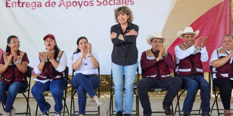 Apoyos sociales de SEBIEN llegan a El Mante