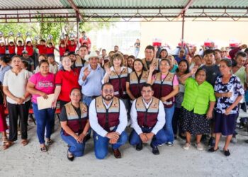 Supervisa SEBIEN comedores y entrega beneficios sociales en Victoria