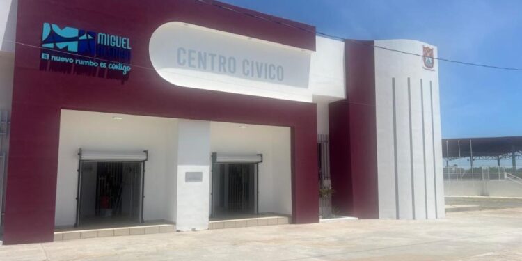 Nueva imagen para el Centro Cívico de Miguel Alemán con rehabilitación del Gobierno del Estado