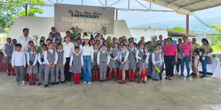 Llevan educación ambiental y cultura forestal a estudiantes de Antiguo Morelos