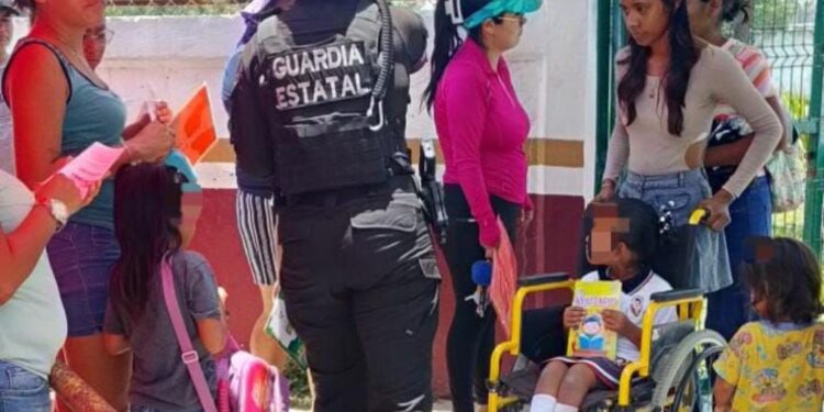 Con Operativo “Escuela Segura”, Guardia Estatal de Género mantiene proximidad con estudiantes