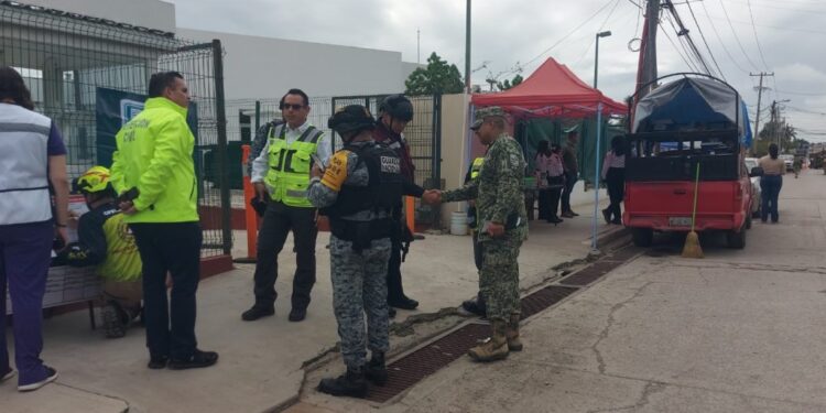 Se suma Guardia Estatal a simulacro de respuesta y neutralización de artefacto explosivo