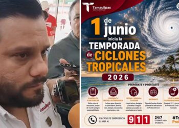 Inicia Temporada de Ciclones Tropicales 2026 en el Atlántico; Protección Civil Tamaulipas mantiene vigilancia permanente