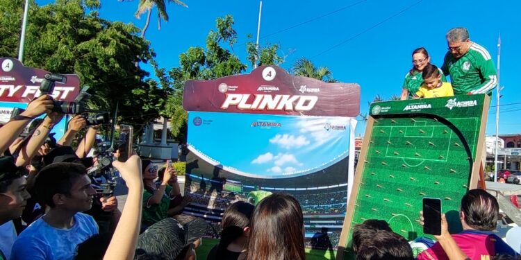 Altamira se suma a la fiebre mundialista con deporte