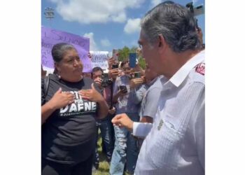 Abuela de Dafne da voto de confianza al gobernador Américo Villarreal y pide justicia para su nieta