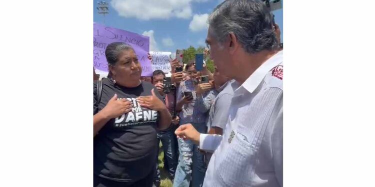 Abuela de Dafne da voto de confianza al gobernador Américo Villarreal y pide justicia para su nieta