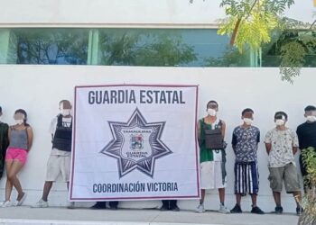 Arrestan a siete personas con droga en Ciudad Victoria