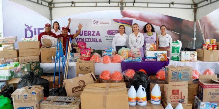Recolecta DIF Tamaulipas cerca de 15 toneladas de ayuda para familias afectadas por los sismos en Venezuela