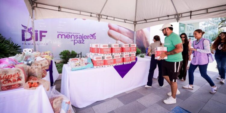 DIF Tamaulipas abre centro de acopio para apoyar a familias afectadas por los sismos en Venezuela